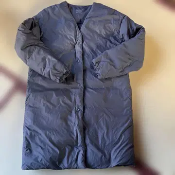 무인양품 포켓 다운 코트 차콜 [ M~L ]