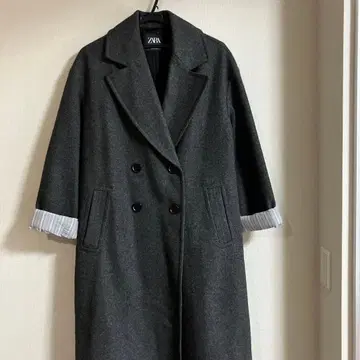 자라 체스터 울 코트