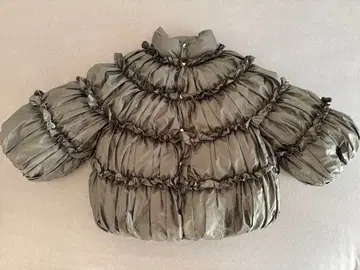 noir kei ninomiya 프릴 리버서블 다운 자켓 S