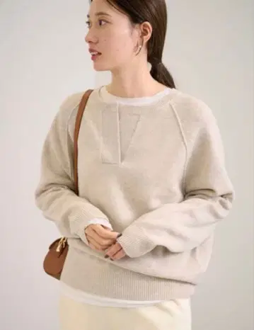 [ 새상품급 ] FRAMeWORK 미들 게이지 천축 헨리 풀오버