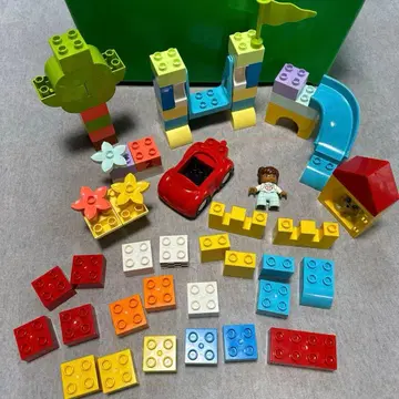 정품 레고 듀플로 블록 인형 강아지 자동차 부품