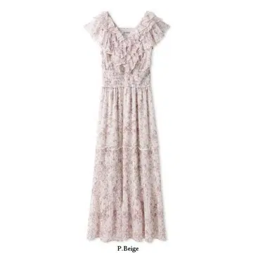 SNIDEL Sustainable 플리츠 프릴 원피스