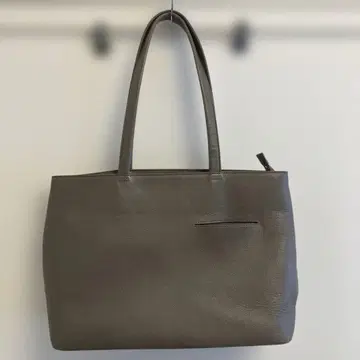 [ MURA ] 무라 그레이 가죽 토트백