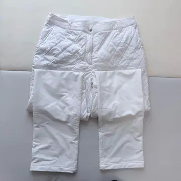 Callaway 화이트 퀼팅 팬츠