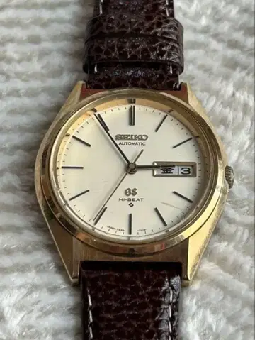 [ 새상품급 ] 1971년 3월 제조 그랜드세이코 캡 골드 남성용 GS