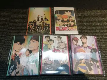 하이큐!! happy 복권 G상 엽서북 전 5종 컴플리트