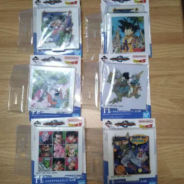 드래곤볼 제일복권 옴니버스 그레이트 스퀘어 아크릴 스탠드 6종 세트