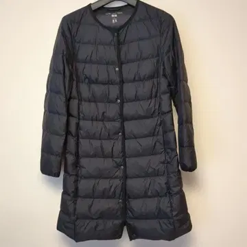 유니클로 울트라 라이트 다운 롱 다운 자켓 그레이