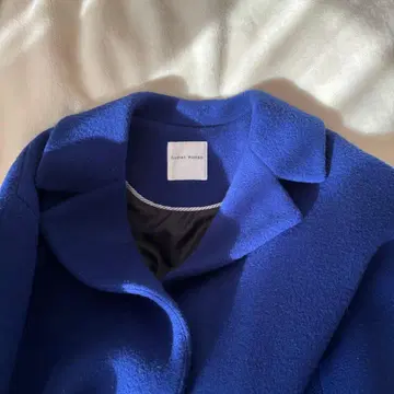 human woman 파랑 울 혼방 코트