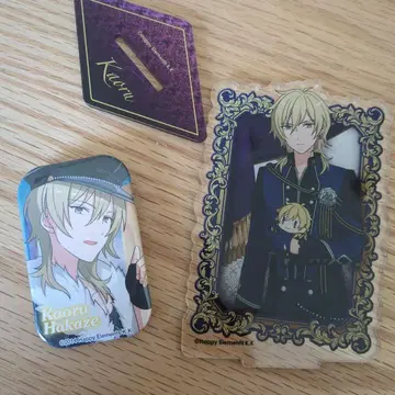 하네카제 카오루 로마네스크 아크릴 스탠드 마루카쿠 캔뱃지 세트