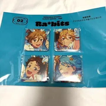 앙스타 Rabbits 앨범 스퀘어 캔뱃지 특전