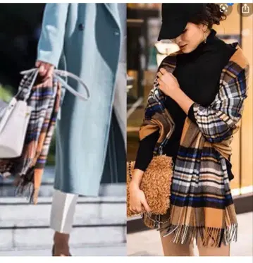 존스턴스 johnstons 울 캐시미어 스톨