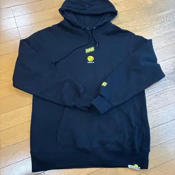 NAVI RIDDLE 블랙 후드티