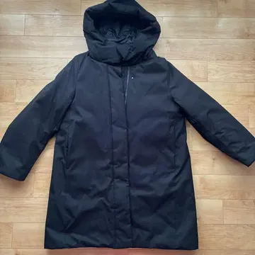 유니클로 하이브리드 다운 코트 여성용 S 블랙