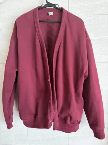 [ JOURNAL STANDARD ] 버건디 맨투맨 가디건