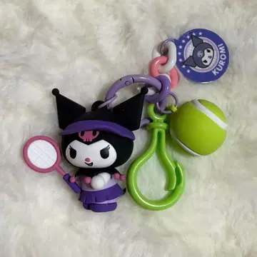 산리오 쿠로미 테니스 키링