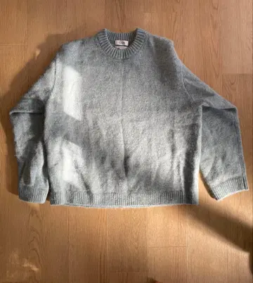 COS 오버 사이즈 알파카 스웨터 EUR L 라이트 블루