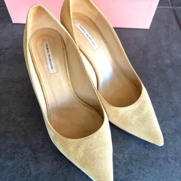 파비오 루스코니 스웨이드 펌프스 37