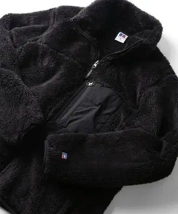 RUSSELL 플리스 자켓 블랙