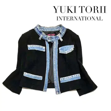유키토리이 노카라 자켓 데님 절개
