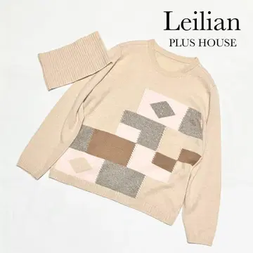 새상품급 레리아 엠플러스 하우스 캐시미어 니트 넥워머 포함 긴팔