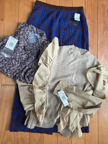 정가 45000엔 3점 묶음 판매