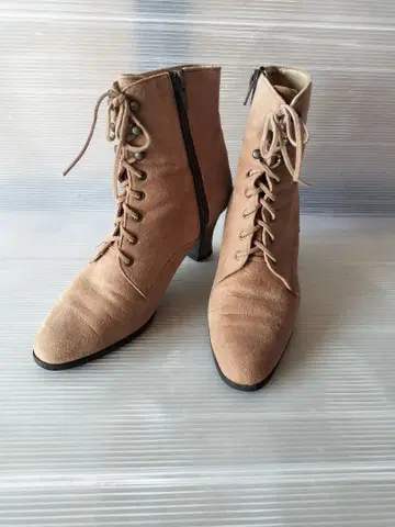 히미코 스웨이드 숏부츠 23cm