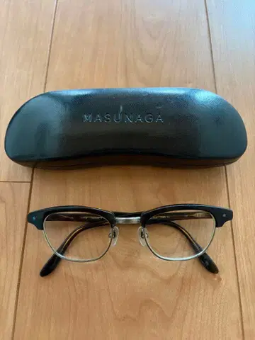 [ 단종 ] GMS-32 MASUNAGA(마스나가 안경) 브라운