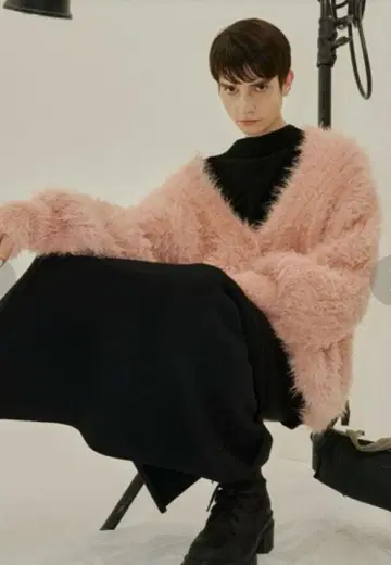 택 포함 새상품 라벨에튀드 페더얀 릴랙스 2WAY 가디건