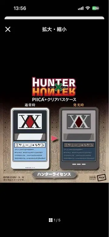 헌터 라이선스 클리어 패스 케이스 엔젤 x 큥