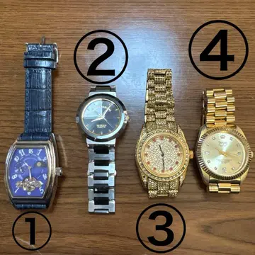 묶음 판매 시계 세트 아날로그 디자인 다채로움