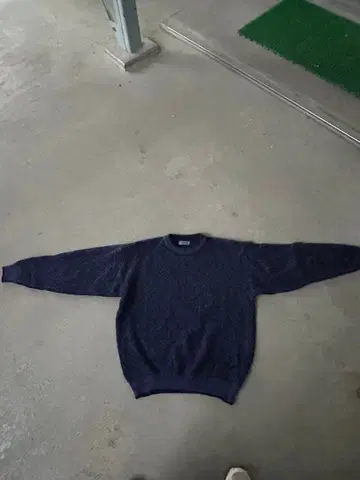 JANTZEN 네이비 니트 스웨터