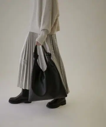 SALON adam et rope 가죽 원숄더 토트백