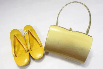 조리 백 골드 일본 의류 성인식 결혼식 졸업식