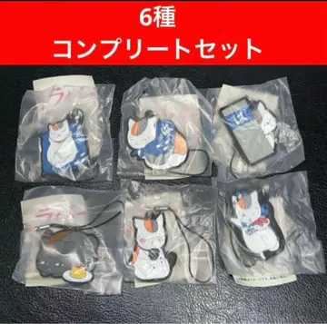 4 나츠메 우인장 하마즈시 콜라보 러버 스트랩 컴플리트 6개 세트