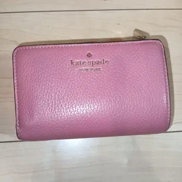 케이트 스페이드 핑크 접이식 지갑