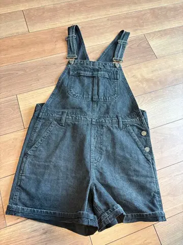 TOPSHOP MOTO 블랙 숏 오버롤 사이즈 8