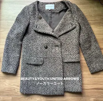 BEAUTY&YOUTH UNITED ARROWS 노카라 울 코트