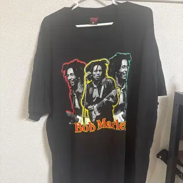 밥 말리 티셔츠 XL 블랙
