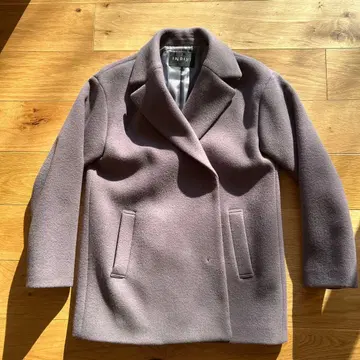 INDIVI 퍼플 피 코트 월드