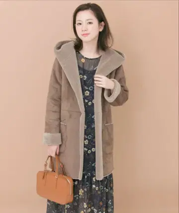 URBAN RESEARCH 페이크 무스탕 코트