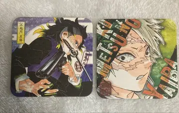 귀멸의 칼날 원작 아트 코스터 컬렉션 시나즈가와 사네미 시나즈가와 겐야