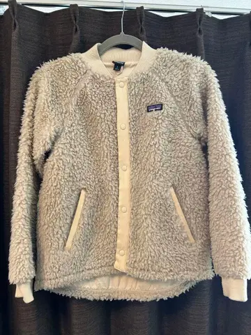 patagonia 플리스 자켓 키즈 L 베이지