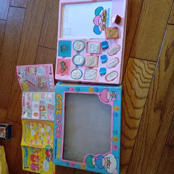 쇼와 산리오 고로피카돈 편지 스탬프 엽서 세트 첨부 레트로