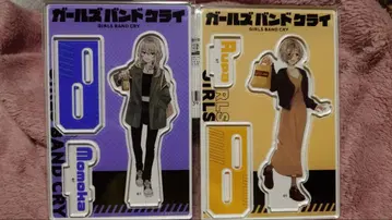 걸즈밴드클라이 아크릴 스탠드 쇼핑ver 모모카 루파+캔뱃지 1BOX