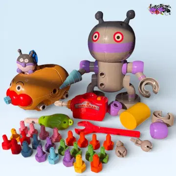 조립식 DIY 나사 나사 호빵맨 고와 나사 나사 다다단 DX