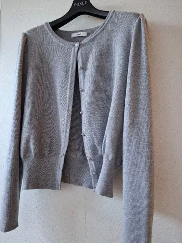 Rene 그레이 가디건 38 사이즈