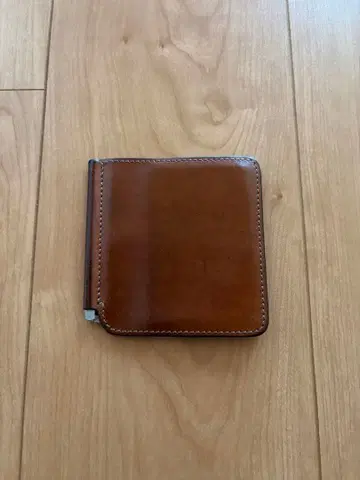 쿠사카 카반점 지갑 머니클립 지갑 카멜