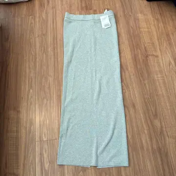 두지엠 클래스 그레이 슬릿 타이 트 스커트 M 사이즈