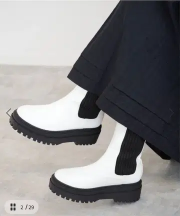 사이드 고어 플랫폼 숏부츠 M 베이크루즈 새상품